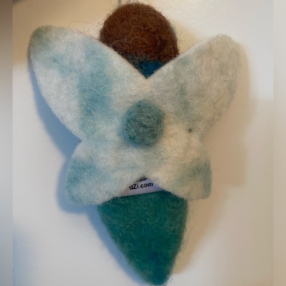 HAND-MADE WOOL WATER FAIRY 🧚🏻‍♀️ ORNAMENT - Picture 3 of 7